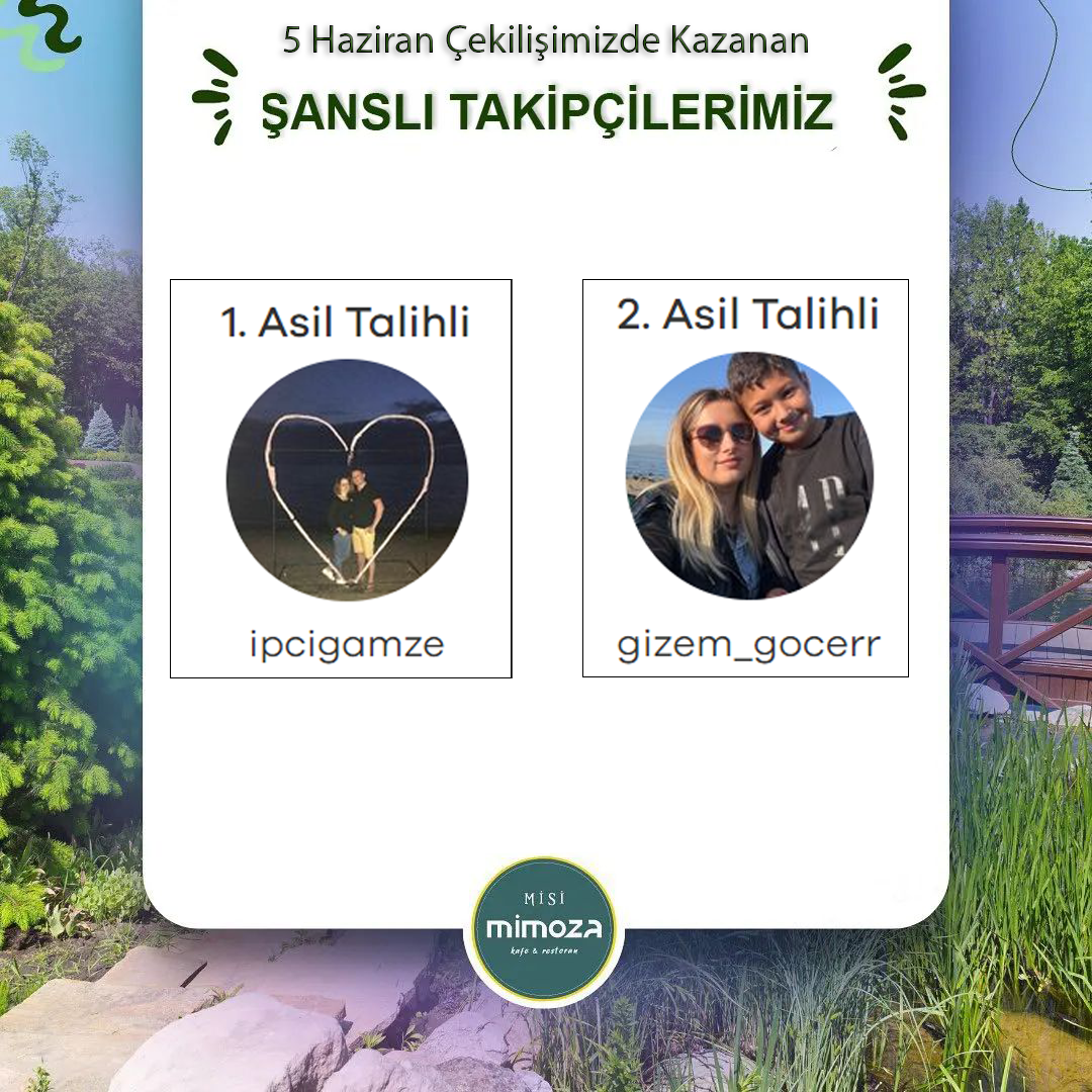 5 Haziran Tarihli Çekilişimiz Sonuçlandı