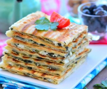 Ispanaklı Kaşarlı Gözleme